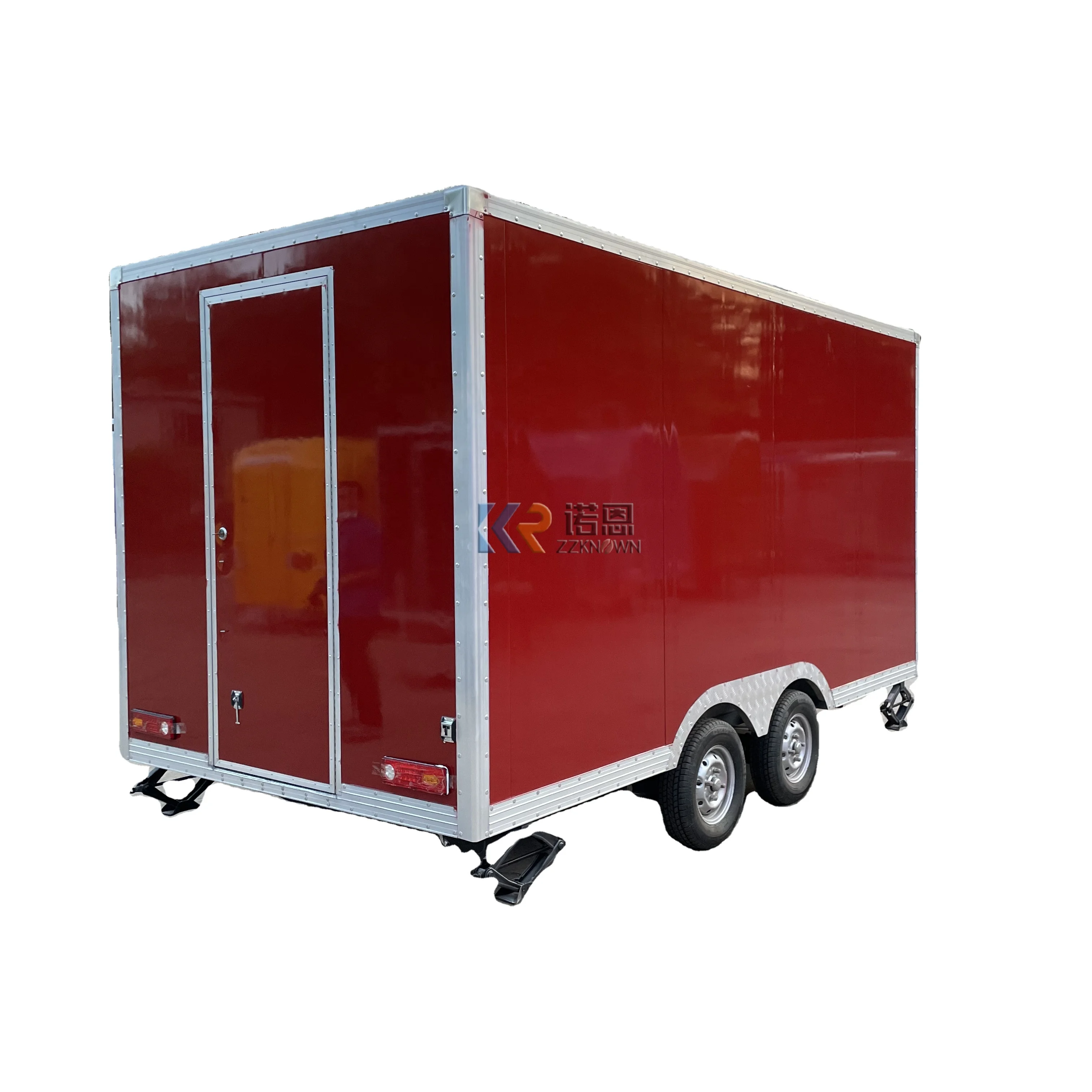 OEM 13ft Mobile Coffee Food Cart BBQ  Food Trailer Small Fully Equip Europe Ice Cream Drinks Food Trucks for USA