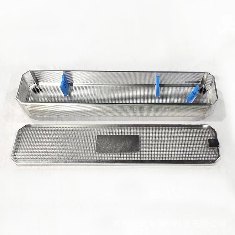 Коробка для стерилизации нефроскопа Uretero с квадратной крышкой, стерилизация из нержавеющей стали, устойчивость к высоким температурам