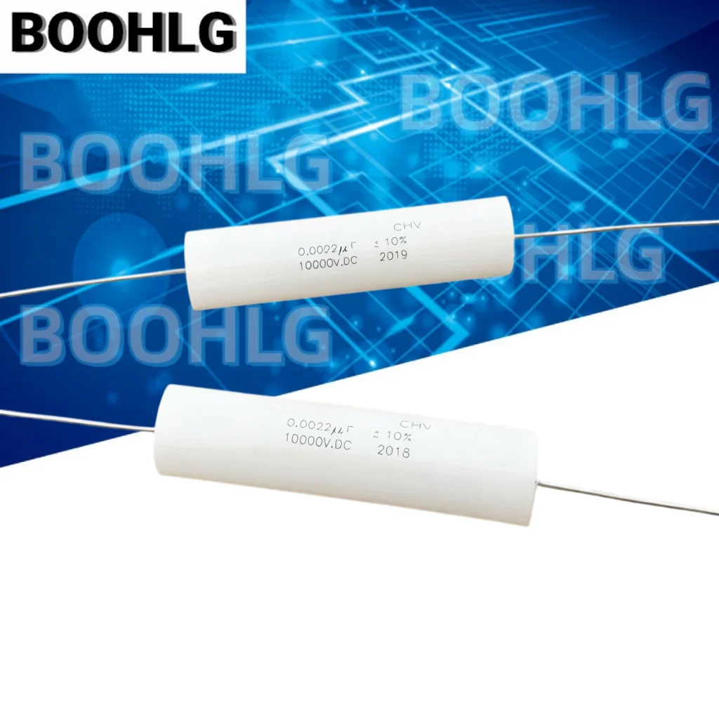 `1PCS BOOHLG 10KV 10000VDC High‑Pulse Film Capacitor 0.0022uF 2.2nF 2200pF 222J ±5% for Industrial Pulse Discharge Circuit`