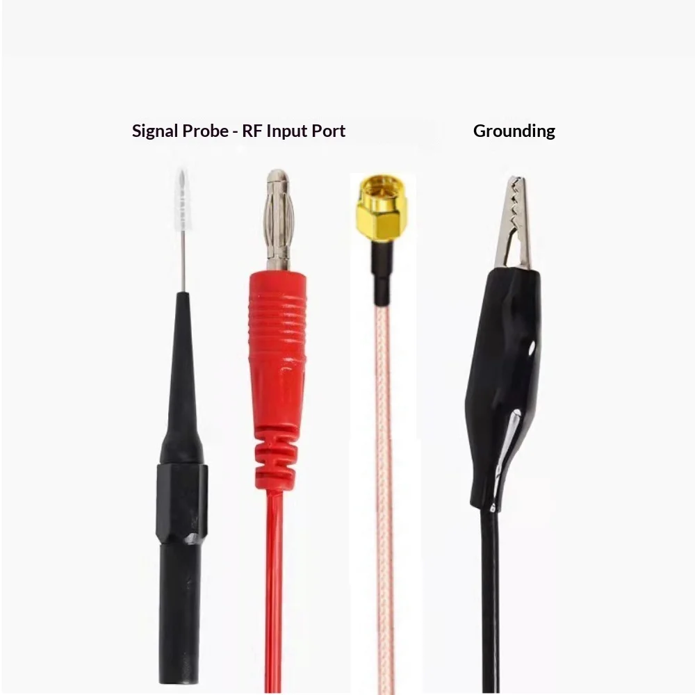 RF Test Probe, SMA Female Thread with Inner Pin To Red and Black Alligator Clip Test Cable, Network Analyzer Probe