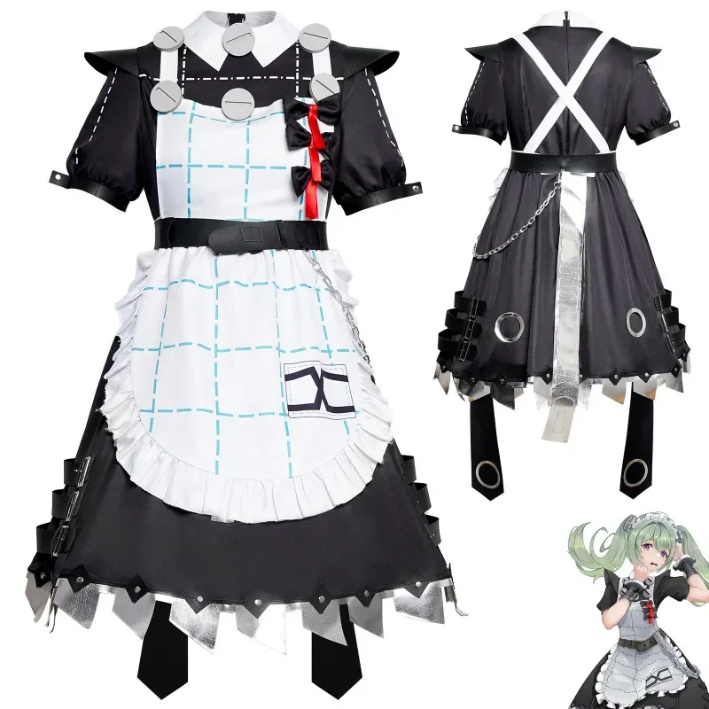 

New Zenless Zone Zero Cosplay Costuem Game ZZZ Corin Wickes COS Outfits Sexy Cute Maid Suit Halloween Carnival Party Role Play