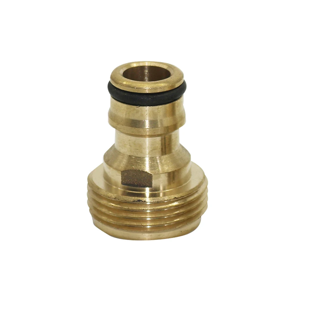 3/4 Inch Male Thread Copper Quick Connectors Joints Car Washing Tube Fittings Home Garden Homebrew Watering Irrigation Tool