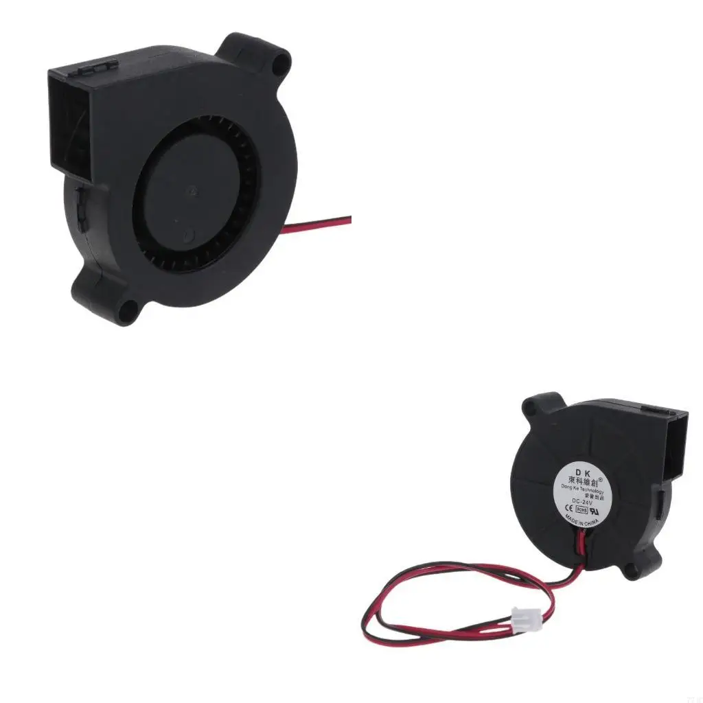

Silent 5015 Small Blower 50x50x15mm Oil Bearing 5CM Cooling Fan 4300RPM Printer Cooling for Case Fan Oil Bearing 5/12 77JC