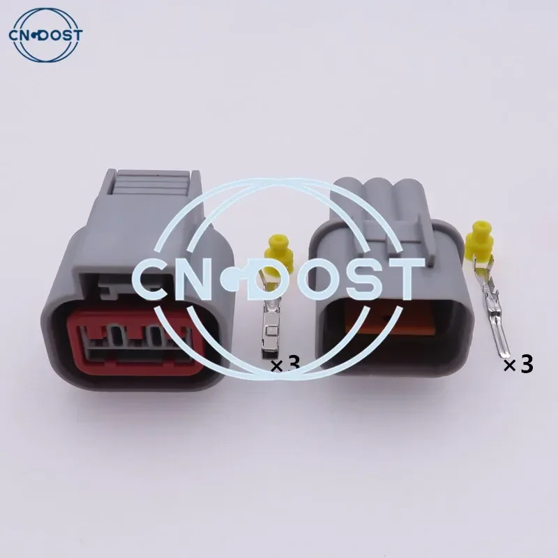 1 Set 3 Hole Compressor Socket Car Air Conditioner Plug Waterproof Connector AC Assembly For Changan CS35