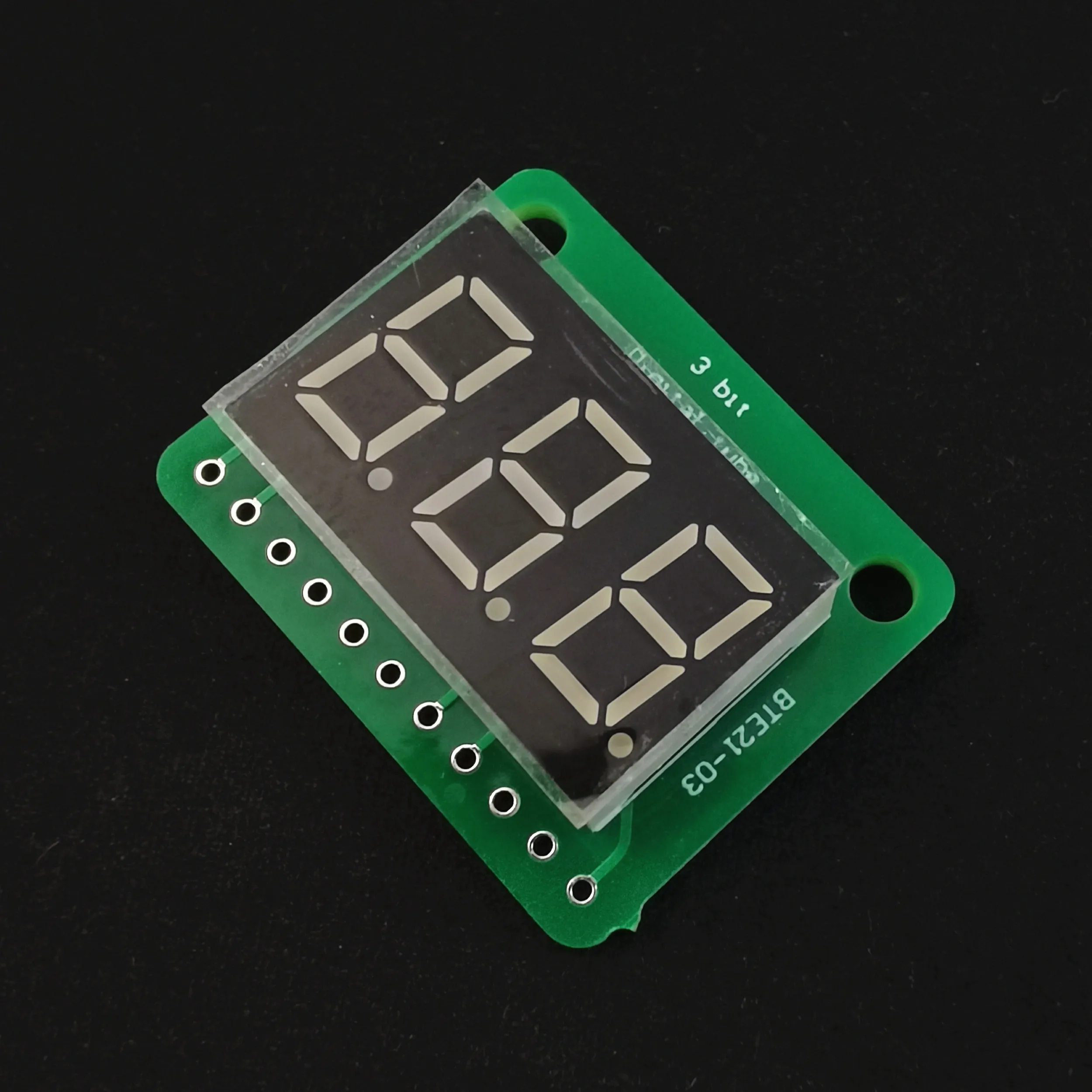 Módulo de Display LED Digital para Arduino, 3 Bits, 7 Segmentos, Disponível, STM32, STC, AVR, 0, 36 Polegada, 5 Cores