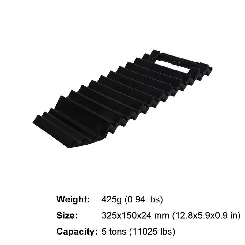 オフロードリカバリートラック 滑り止めトラクションマット 雪・泥・砂用 - ヘビーデューティー車両救助ツール SUVトラックアクセサリー