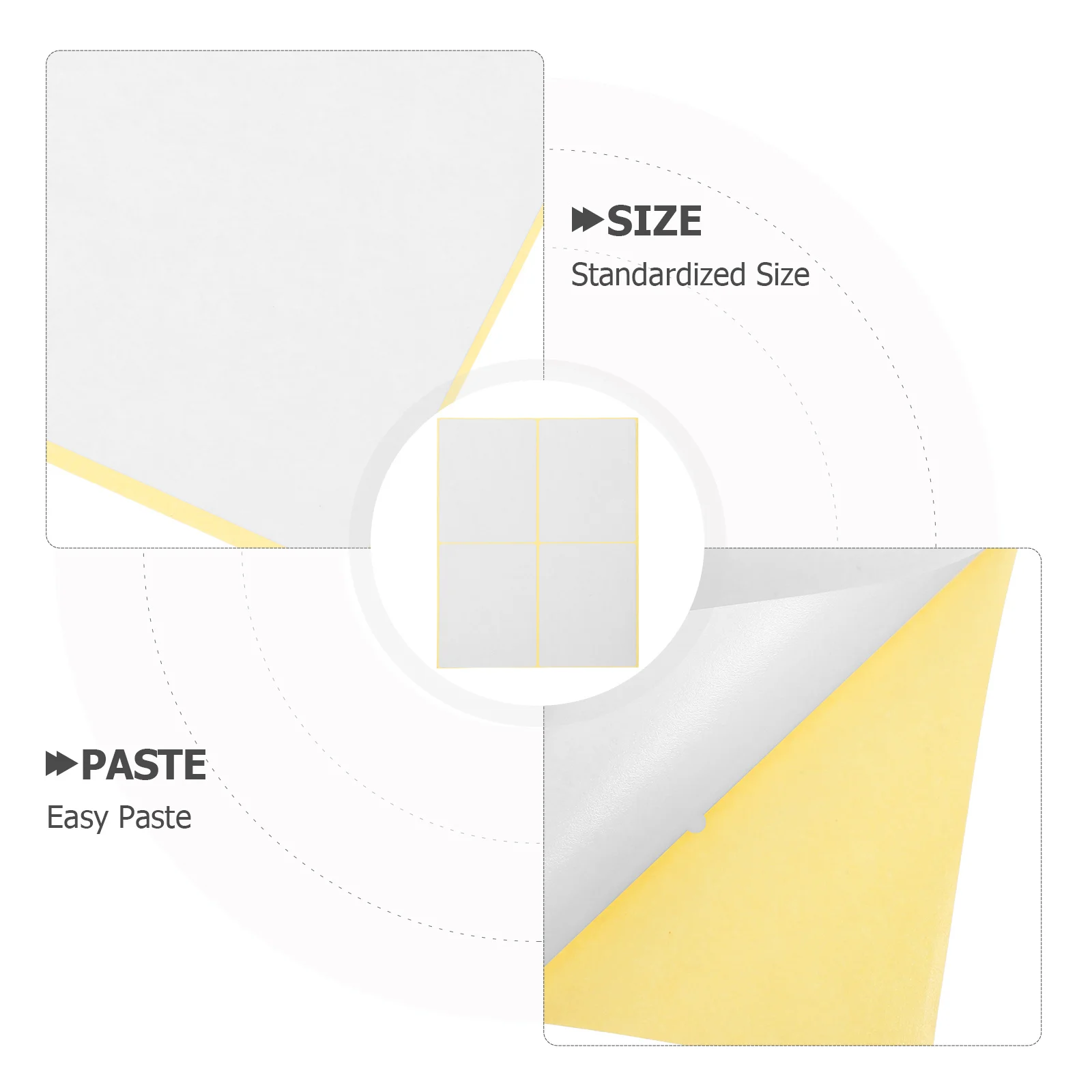 30 Sheets Self Adhesive Address Labels Blank Writable for Envelopes Boxes Shipping Mailing Labels for Printer Shipping Stickers