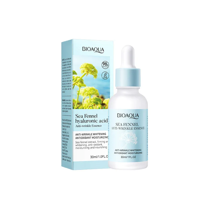 BIOAOUA Sea Fennel Anti-wrinkle Essence Hyaluronic Acid Firming Moisturizing Serum Dark Spot Remover Skin Care Nourishing Face