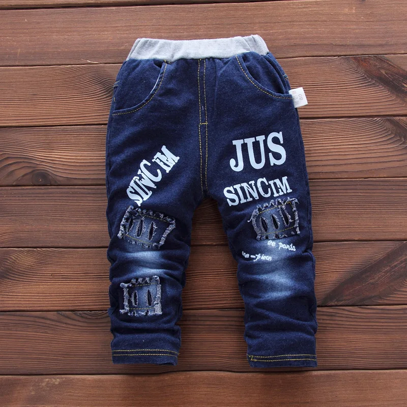 Fashion Boys Denim Clothes Set Stars Print Toddler Children's Clothing Jeans Coat +Shirt + Pants 3pcs Boys Casual Suit 1-4 Years