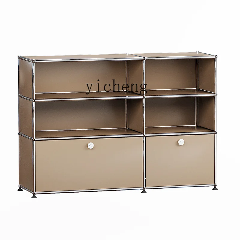 

XL Mid-Ancient USM Cabinet Stainless Steel Locker Modern Minimalist Storage Cabinet