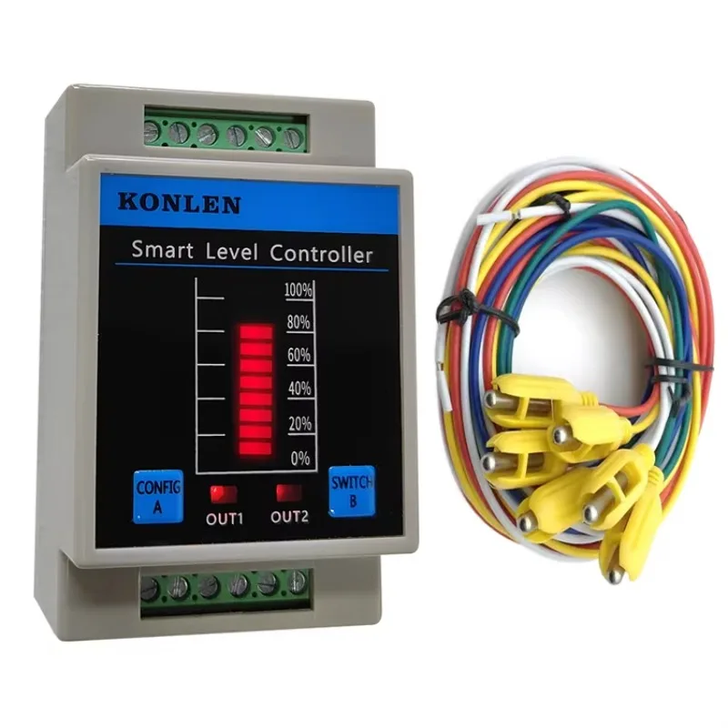 

DC5V AC110V 220V t uya Tank Water Level Sensor WIFI Pump Valve Controller Leakage Smart Life Leak Alarm Detector