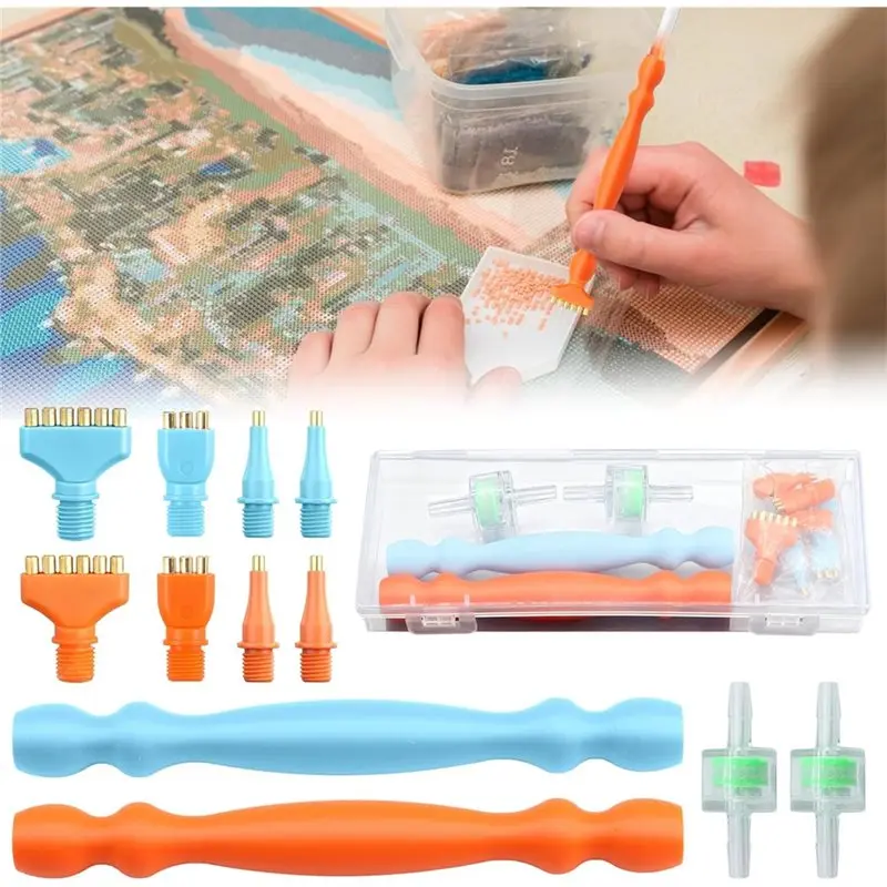 

Специальные 2-наборы вакуумных алмазных художественных ручек включают алмазные художественные ручки для алмазных художественных принадлежностей, аксессуары