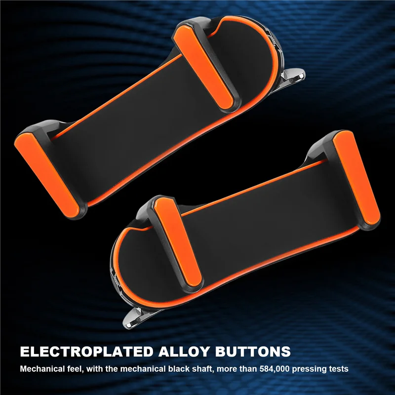 AA84 шесть пальцев для контроллера Ipad PUBG, емкость, регулируемый триггер для мобильных игр L1R1, кнопка, геймпад, джойстик, ручка