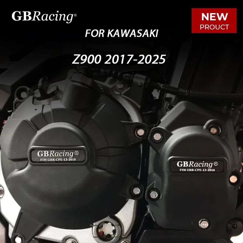 

GBRacing For kawasaki z900 2017-2025 Motorcycle Engine Protect Cover For KAWASAKI Z900 body Frames Clutch Pulse Protection Cover