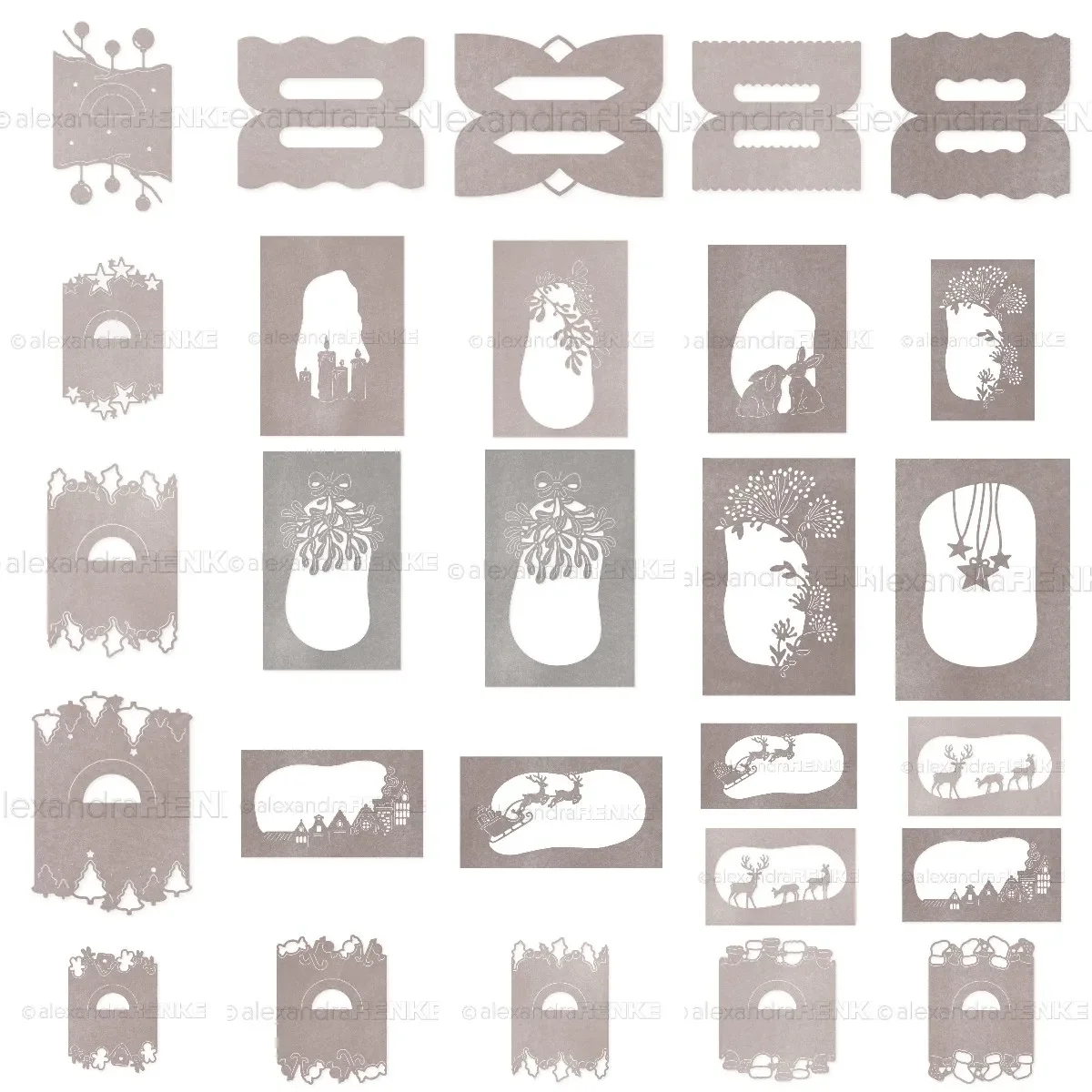 2024 Nieuwe September Kerst Hert Metalen Cutting Dies Voor Scrapbooking Papier Ambachtelijke Handgemaakte Kaart Album Punch