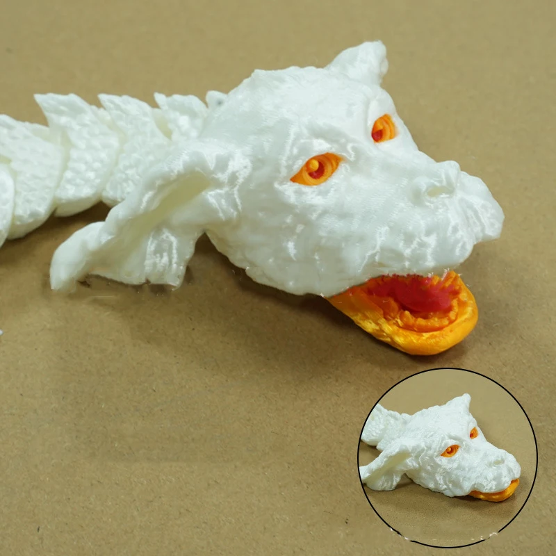3D プリントドラゴン回転可能な関節ドラゴン関節可動性シミュレーションモデルオフィスデスクトップ装飾家の装飾おもちゃギフト
