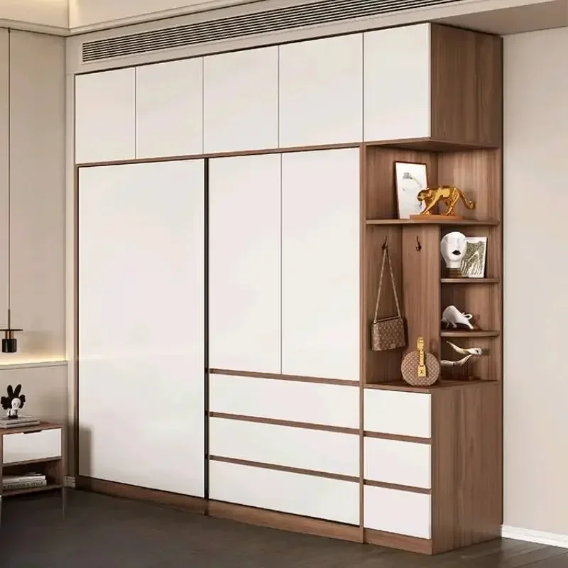 

Postmodern Wood Wardrobes Drawer Open Organize Ideas Home Bedroom Closet Wardrobes Storage Italian Vestidores Hotel Furniture