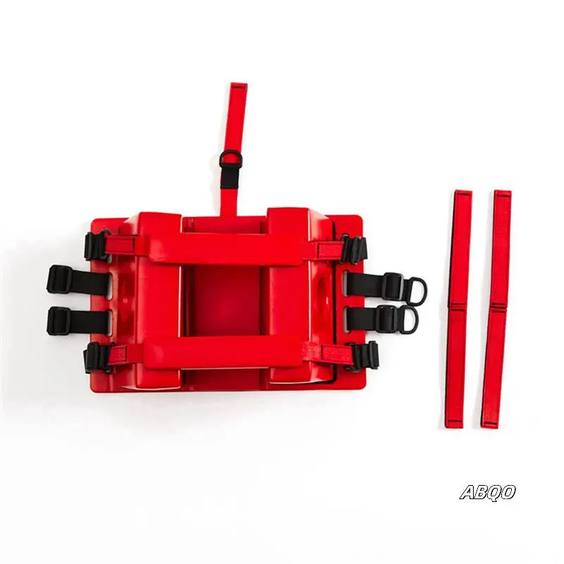 

2X Red Emergency Rescue Head Fixator Water Rescue Stretcher Plate Head Immobilizer Swimming Pool Aid Equipment