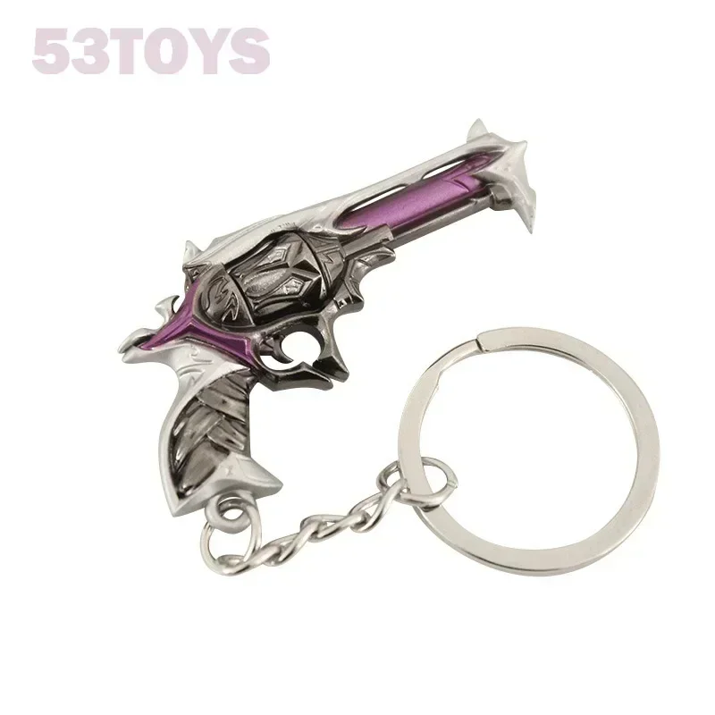 Valorant Keychain Weapon Reaver Sheriff Karambit Knife Metal Game Reaver Skin Collection Samurai Sword Anime Figure Kids Toys