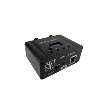 ArtNet Sacn DMX 512 Ethernet Aydınlatma RDM Kontrol Cihazı 2 Evren 1024 kanal
