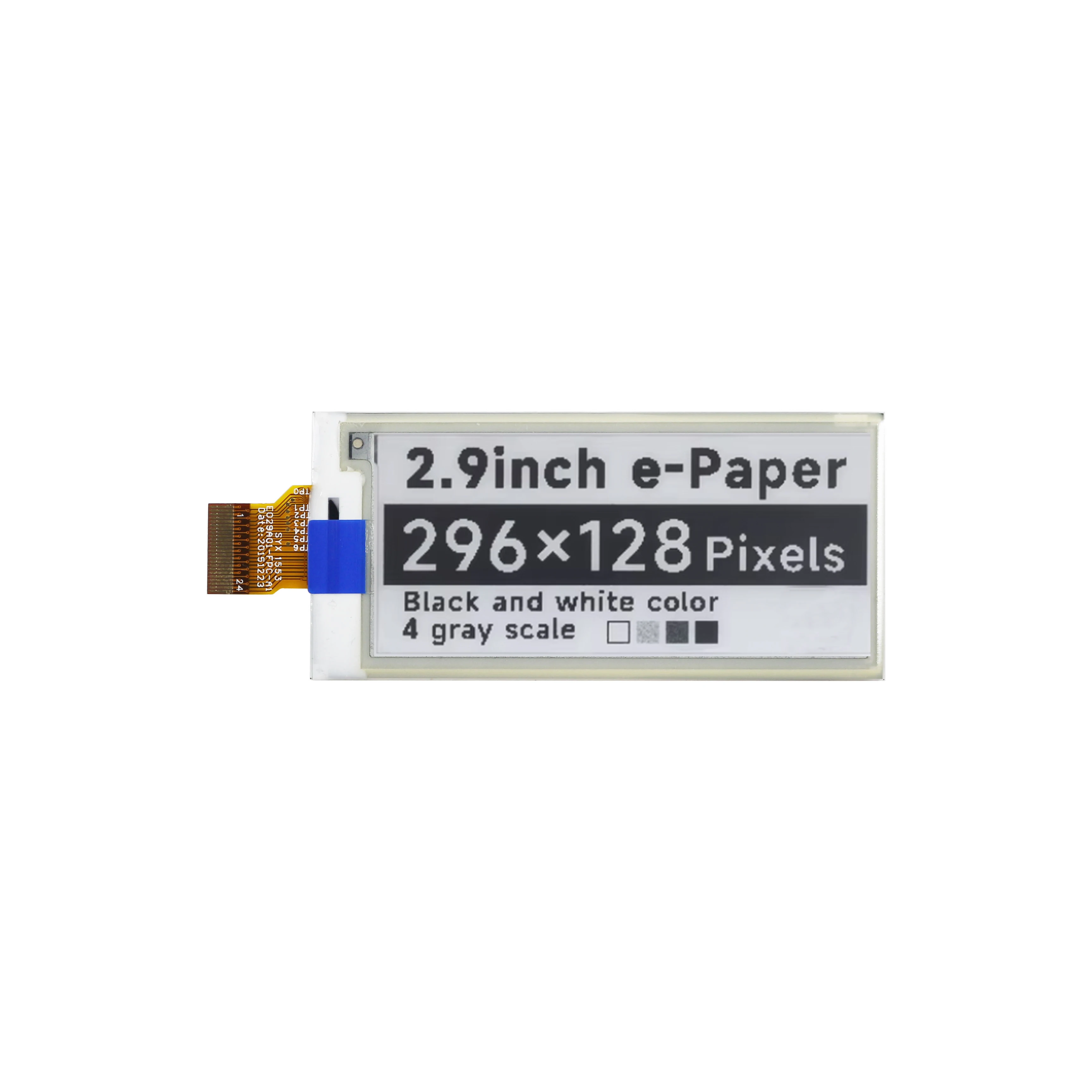 

Hink-E029A01 2,9-дюймовый модуль дисплея E-Ink, черно-белый, двухцветный, 296×128, экран E-Paper