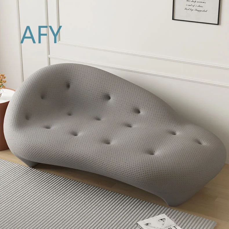 Freehand Space Chaise Longue for Modern Living Room for Small Apartment for Studio for Bedroom for Office for Home Decor