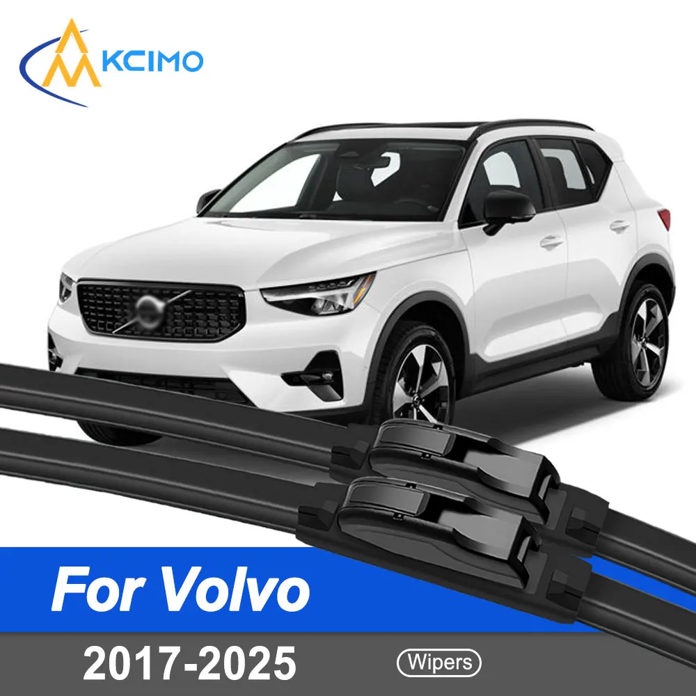 

For Volvo XC40 2017-2025 Front Windshield Wiper Blades 2pcs Windscreen Window Accessories 2024 2025