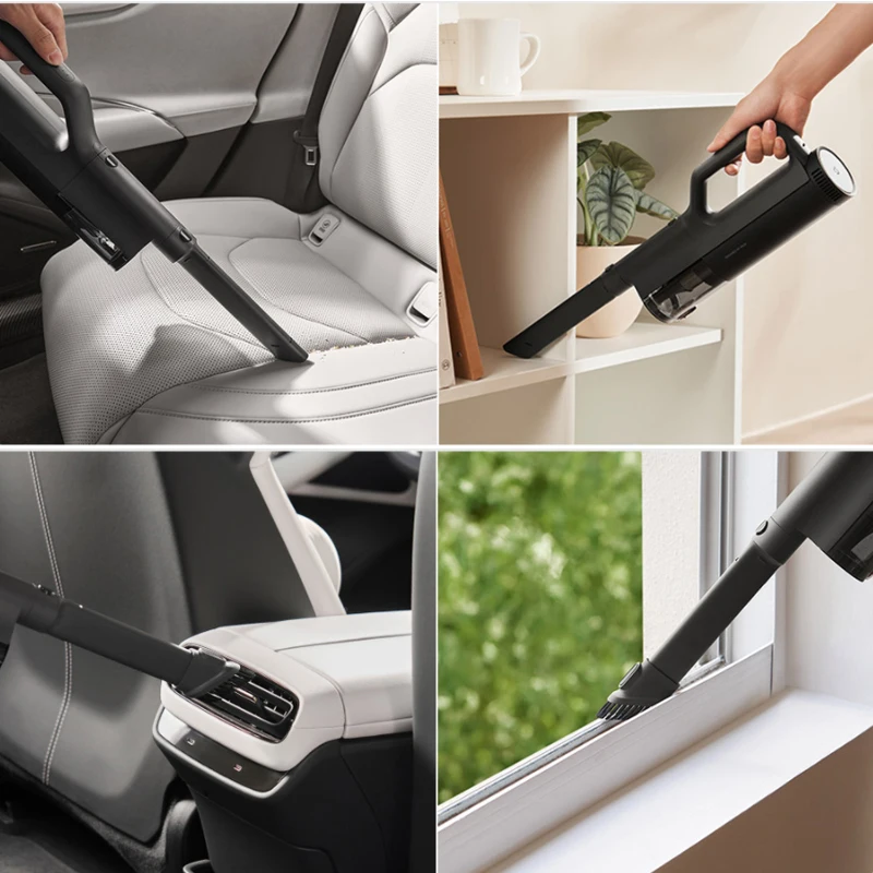 مكنسة كهربائية للسيارة Xiaomi Mijia 21kPa شفط من النوع C شحن ترشيح 5 مراحل 2400 مللي أمبير في الساعة مكانس كهربائية منزلية لاسلكية قابلة للغسل #6