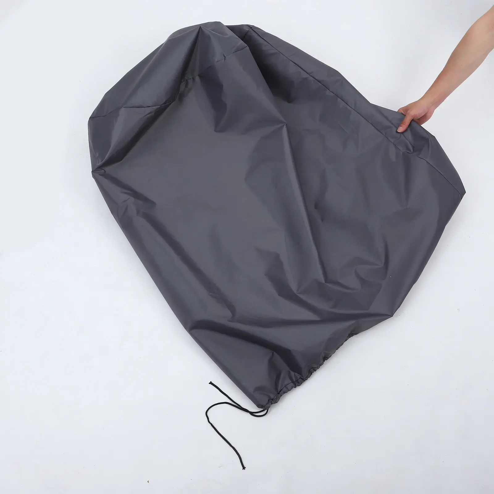 Waterproof Oxford Cloth Outdoor Drum Cover 36.9x24.9inch Dustproof Rain Snow Protective Barrel Lid Drawstring Rain Cover