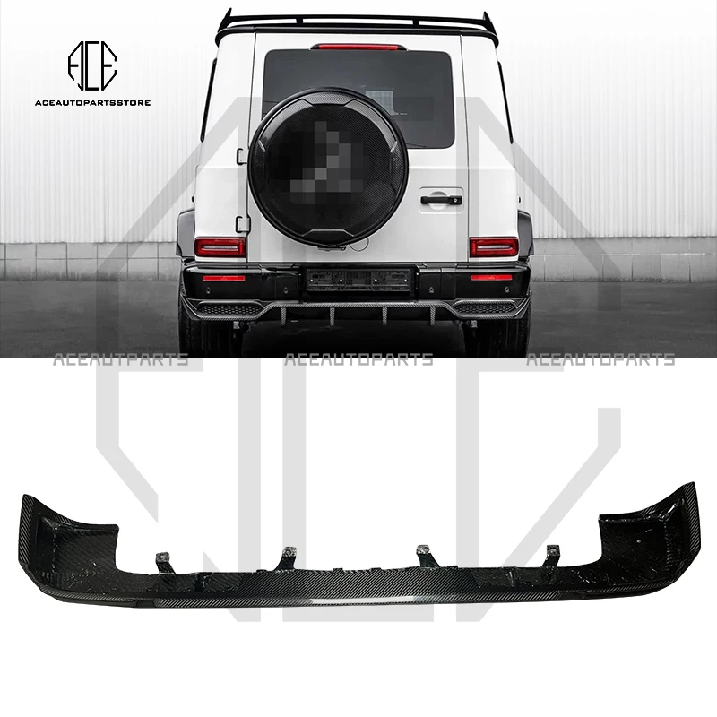 Tc Style Dry Carbon Fiber Rear Lip Rear Diffuser For Mercedes Benz G-Class W464 G63 Amg 2019~In