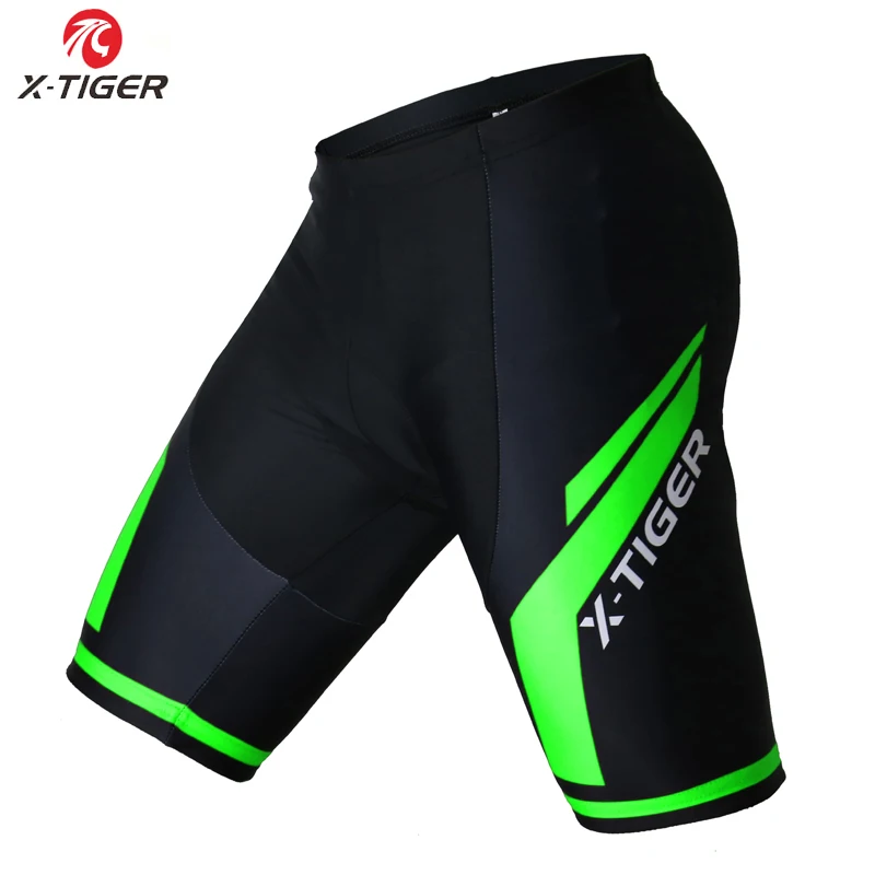 X-TIGER Herren-Radhose, stoßfest, MTB-Fahrradhose, Sommer, atmungsaktiv, Fahrradhose mit Coolmax 5D-Gel-gepolsterten Radhosen