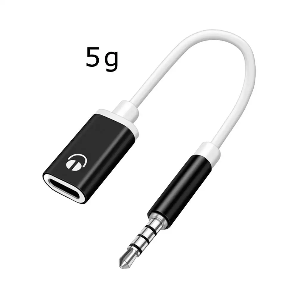 Typ-C-auf-3,5-mm-Kopfhörer-Auto-Stereo-Kabel-Kopfhörer-Aux-Kabel-Konverter Typ-C-Konverter Kopfhöreradapter 3,5-mm-Stecker auf Typ-C