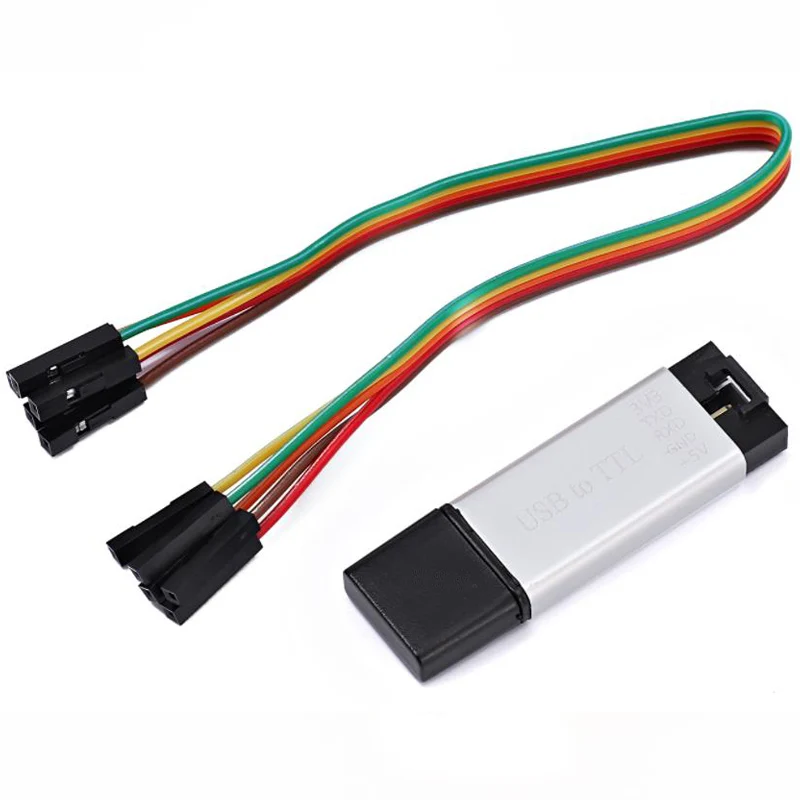 1PCS Aluminum shell CP2102 USB 2.0 to TTL UART Module 6Pin Serial Converter STC Replace FT232 Module support 5v/3.3v for arduino