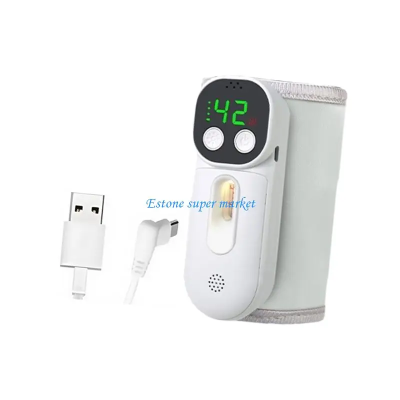 Paño inalámbrico recargable del ABS calefacción 10000mAh del encargado temperatura del biberón 090B