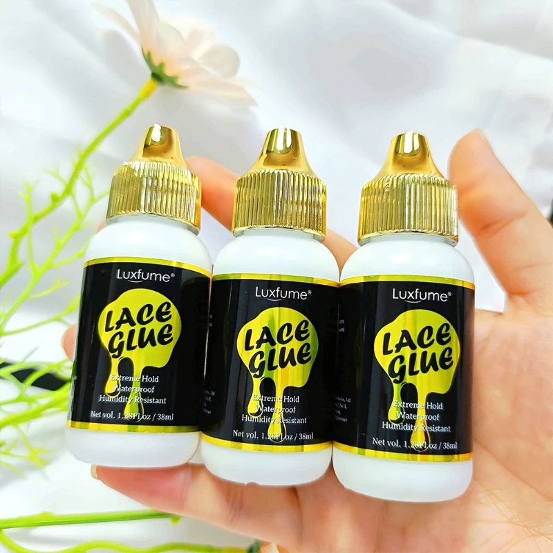 

Водостойкий клей для париков - 38 мл, сильная фиксация, невидимый клей, быстросохнущий и легко удаляемый, без запаха, клей для всех типов париков.