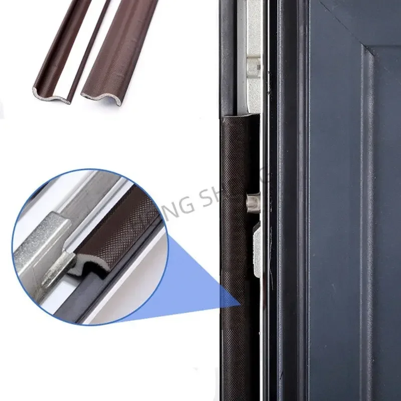 6M Casement Window Seal tape Soundproof Acustic Foam S Type for Weather Stripping Door Seal Gap Filler Noise Reductian Artifact