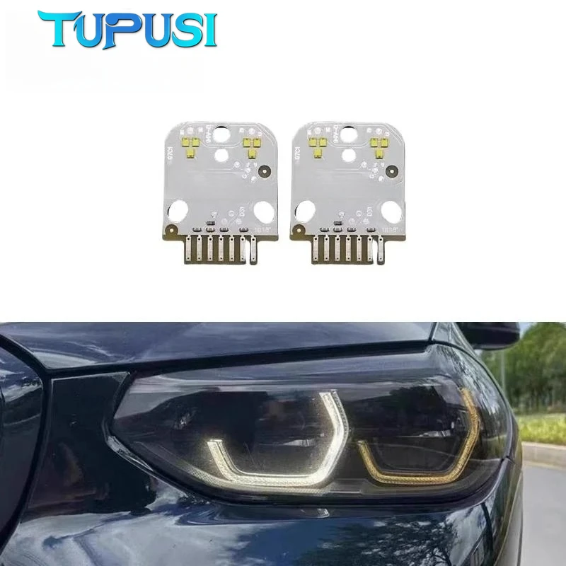 

White DRL Board Angel Eye 6002TZ0235 6002TZ0236 for 2018-2020 BMW X3 G01 X4 G02 Adaptive LED Headlight Daytime Running Light