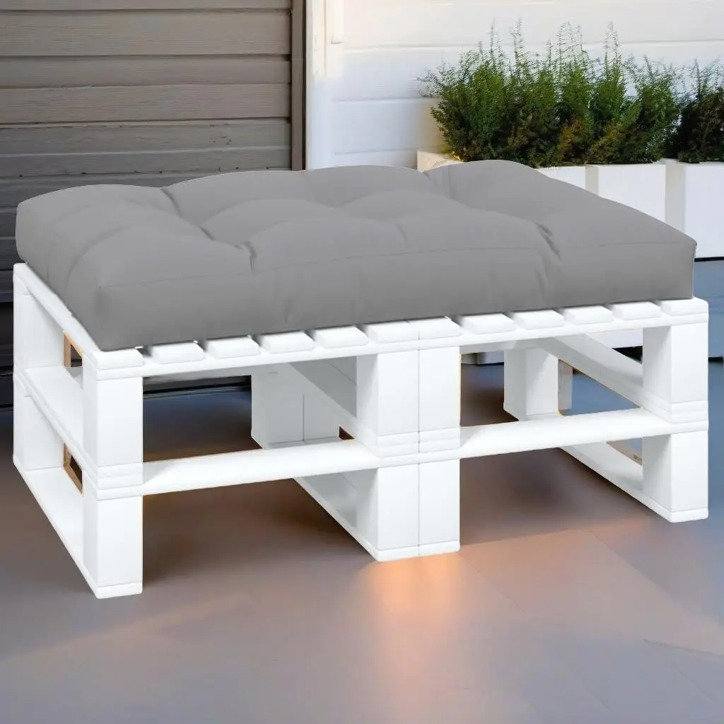 Gray Fabric Pallet Cushion 47. for X3 1. X4 .7 | Comfortable & Durable Outdoor/Indoor for SEAT Pad