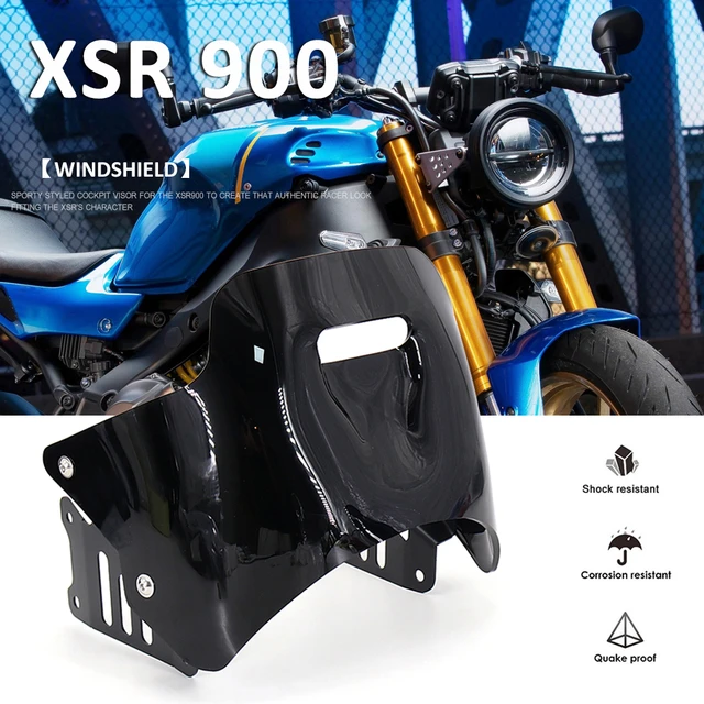 フロントガラス,自転車用ウィンドデフレクタースクリーン,ヤマハXsr 2022 xsr900 xsr 2023 900,900