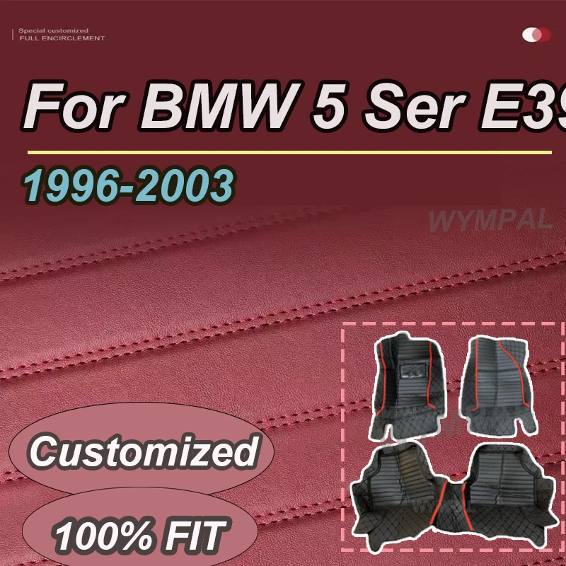 

LUXURY Автомобильные коврики для BMW 5 серии E39 1996 ~ 2003 Коврики Защитный коврик Роскошный кожаный коврик Автомобильные аксессуары 523i 525i 520i 520d