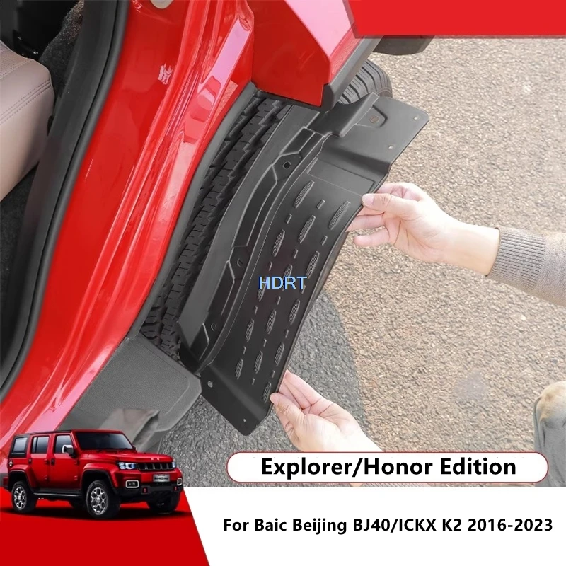 

For Baic Beijing BJ40/ICKX K2 2016-2023 Explorer/Honor Edition Car Style Front Rear Wheel Fender Mudguard Mud Flap Splash Cover