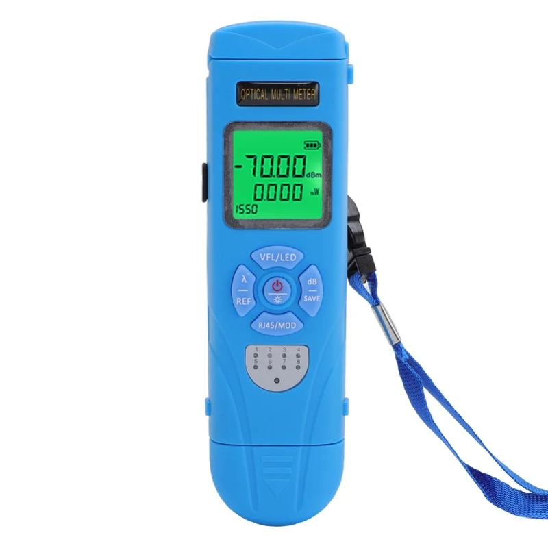 Optical Multimeter Multi Function Power Meter RJ45 Cable Network OPM Visual Fault Locator Finder 15km VFL REF Fiber Tester view 4