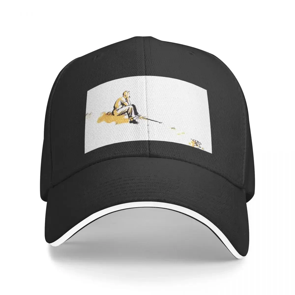 Contemplation Comic Baseball Cap Gentleman Hat Military Cap Man For Women 2025 Men's