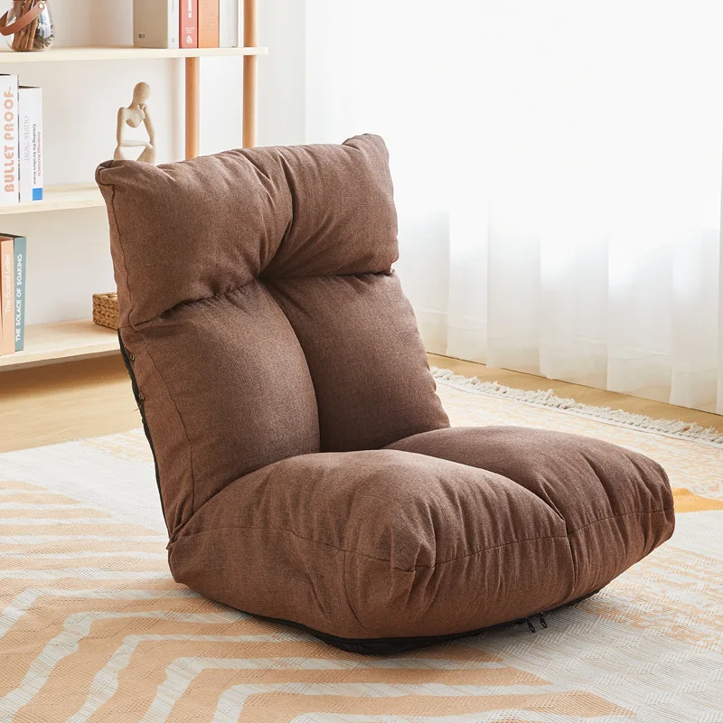 

5 Position Angles Lazy Foldable Sofa Without Legs Tatami Bed Backrest Chair Bedroom Single Bay Window Small Sofa Folding Chair
