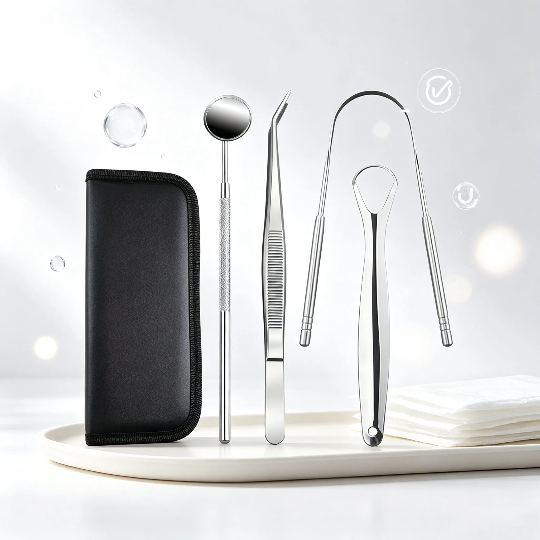 Teeth Cleaning Aid, Teeth Cleaning, Stainless Steel Toothpick Cleaning Tool, Removes Tooth Dirt, Suitable for Everyone