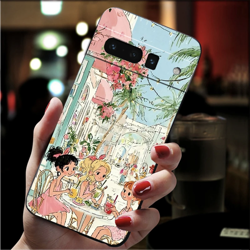 

Lovely Girl Carcasa Funda Phone Case For Google Pixel 10 9 Pro XL 9A 8 7 6 Pro Pixel 8A 7A 6A Pixel 8 7 6 5 Case