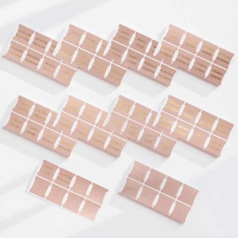 

1Set Bible Index Tabs Sturdy Book Markers Efficient Referencing Creative Design Bible Enthusiasts Supplies