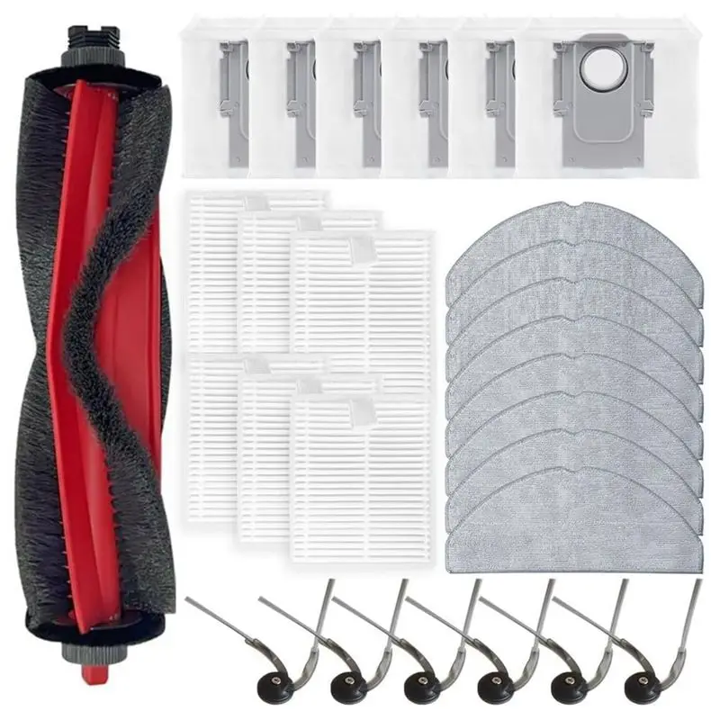 

Основная щетка, боковая щетка, фильтр, тряпка для уборки, мешки для сбора пыли для Roborock Q7, M5+, Q7 TF+, Q7 L5+, Q7B+, Q7T+, аксессуары для пылесосов