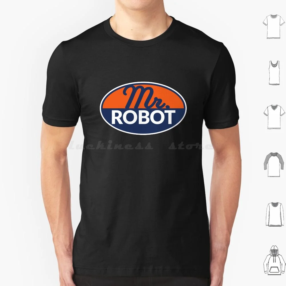 New Alternate Mr Robot Oval Orange Blue Logo T Shirt 6xl Cotton Cool Tee New Alternate Mr Robot Mr Robot Logo Oval Patch