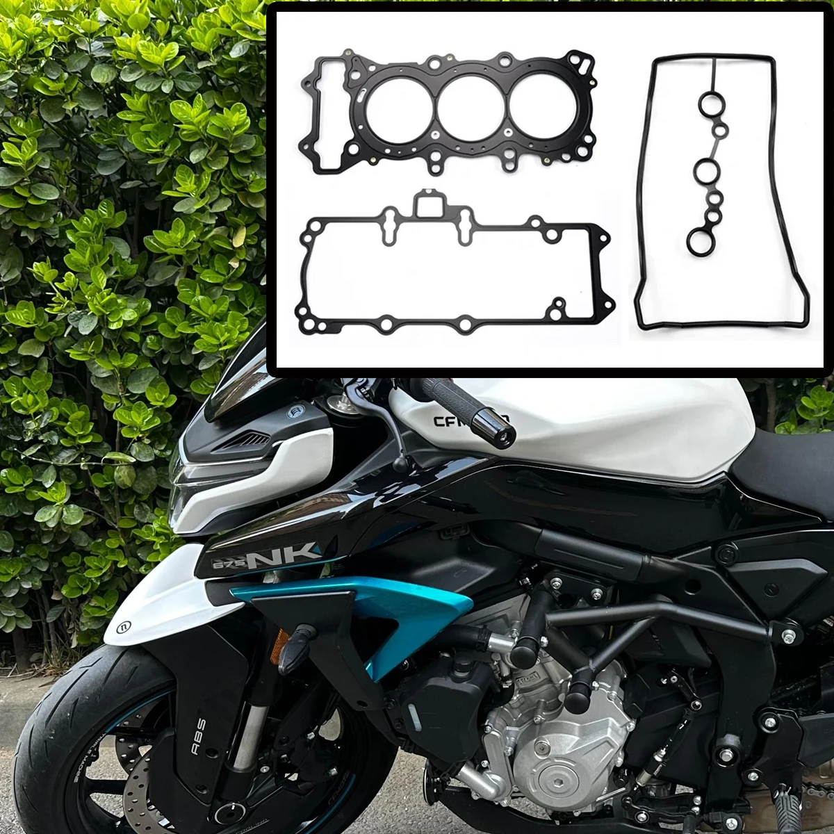 

Magnetic motor cover oil pan sealing gasket engine clutch cover cylinder head cover Fit For 675SR 675NK 675SRR 675-NK CFMOTO